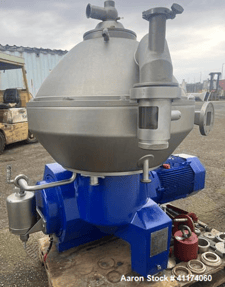 Alfa-Laval #AFPX-810" XGD-74, Desludger Disc Centrifuge, Stainless Steel, concentrator design, centripetal