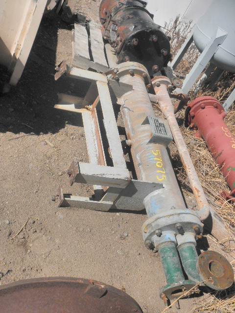 100 psi shell, 150 psi tube, Bas-Kim, Shell & Tube Heat Exchanger, 650 F shell & 500 F tube max temp., 1988