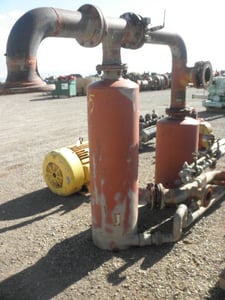 54" x 60", Burgess Manning #WSD-5, Pressure Vessel, Two Tanks w/Piping, (1) 60.5" H x 54" outside dimension &