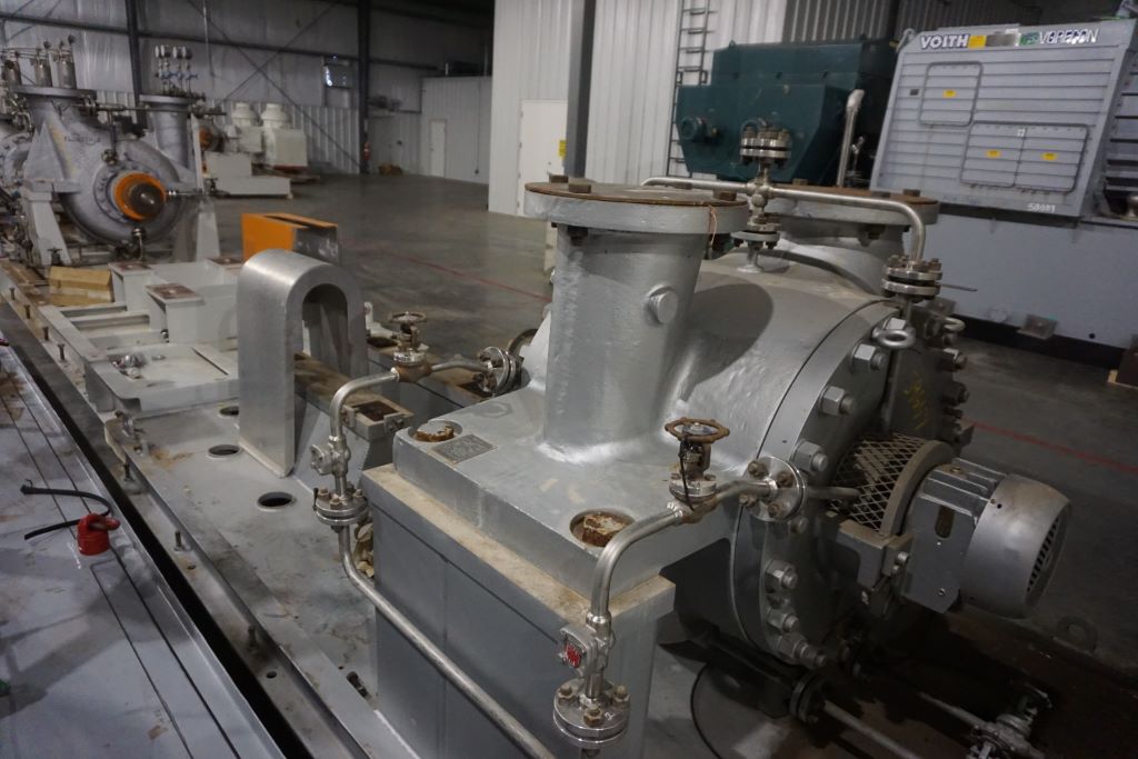 4117 GPM @ 608' TDH, Sulzer #10x12x27G, Centrifugal Pump, Horz., 1-stage, 24" imp., 12" suction, 10"
