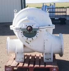 7500 GPM @ 200' TDH, Ingersoll-Rand #12x23-SLA, Centrifugal Pump, Horz., 1-stage, 16" suction, 12" discharge