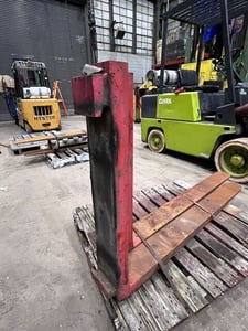 Forklift Forks, 60" L x 6" W x 2-1/2"T, 38" fork height, 29" mast carriage (2 available)