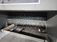 Allegheny shredding system, cross cut shredder, motorized tipper, 2 air filtration units