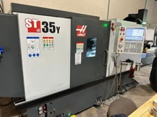 Haas #ST-35Y, CNC lathe, 31.7" swing, 12" chuck, 4" bar, 18" dia., 23" lgth, 40 HP, 3200 RPM, 3-Axis, live