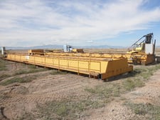 5 Ton, Kavertt, Overhead Bridge Crane, double span, top running, 52' work height, 32/10 FPM, 11/3.7 HP, 440 V