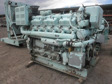 825 HP Caterpillar #D398, Diesel Engine, V-12 cylinder, 1200 RPM, 8" stroke, 6.25" bore, 48.3 L displacement
