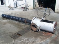 1025 GPM @ 525' TDH, Byron-Jackson #1200-VLT, Turbine Can Centrifugal Pump, Vert., 8-stage, 10" suction, 8"