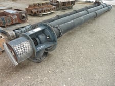 1225 GPM @ 78' TDH, Ingersoll-Rand #14KK, Turbine Pump, Vert., 1-stage, 25' long, 10" discharge, 1775 RPM