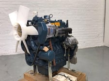 Kubota V1505, Complete Diesel Engine, Rebuilt