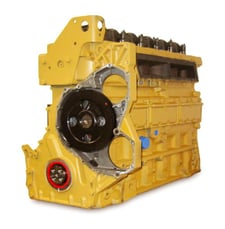 Caterpillar C-7, Long Block Diesel Truck Engine, Rebuilt