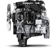 Detroit DD5, Long Block Diesel Truck Engine, Rebuilt