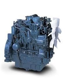 Kubota V3800, Complete Diesel Engine, Rebuilt