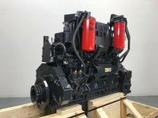 Komatsu SAA6D125E-3, Complete Diesel Engine, Rebuilt
