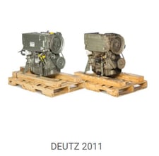 Deutz F4M1011F, Complete Diesel Engine, Rebuilt