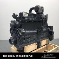 Komatsu SA6D108-1, Complete Diesel Engine, Rebuilt