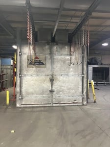 10' W x 10' H x 38' L Batch Powder Coating Oven