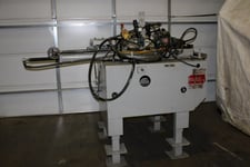 24" x .09" Air Feeds Inc #AF2, feeder straightener, 5-rools, pilot release, adj cabinet height
