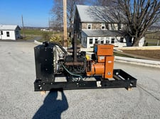 30 KW Generac #95A03723-S, Natural gas / LP generator, 3 phase, 632 hours, 120/208 Volts, load tested, 1995