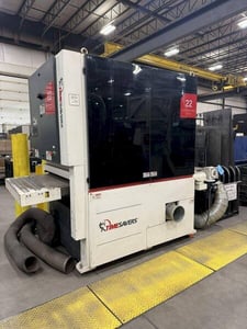 Timesavers #2211-03-09, abrasive finishing machine, rotary carousel brush, quick change spindles, 2020