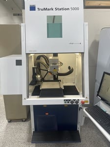 Trumpf #TruMark-Station-5000, laser, 1800 watts, 11.8" X, 11.8" Y, 19.6" Z, TruTops Mark v2, 2019