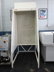 Laminar Air Flow Cabinet, Claus Damm #HF-914, HEPA filter unit, work light, 2002