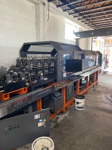 Pinnacle #LGS-X3, 16 gauge X 5.91" Framing system w/ decoiler, fully integrated inkjet printer, 2017