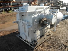 6500 HP @ 1785 RPM input, 7081 RPM output, Philadelphia #15HS, parallel shaft gear increaser, 3.96 :1 ratio