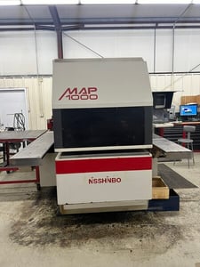 22 Ton, Nisshinbo #MAP-1000, Turret Punch, 1/4" punch capacity, Palvision CNC Control, 1997