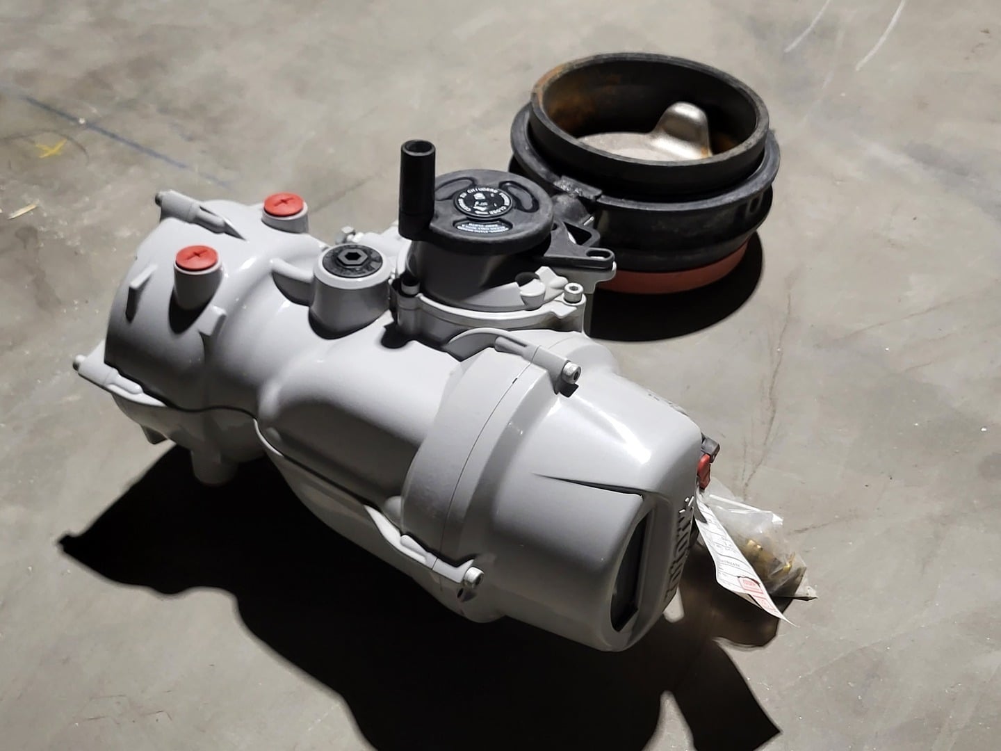 Rotork #IQTM250, electric actuator with 8" butterfly valve, like new