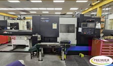 Hwacheon #Hi-Tech-350BYSMC, CNC turning center, Fanuc 0iTF, 27.5" swing, 3" bar, 10"/8" chuck, 2016