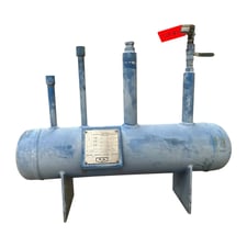 7 gallon RVS, horizontal ammonia oil tank, 8" x 36" tank, 2010