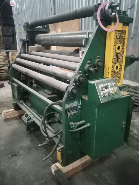 52" x .075" Cincinnati-Forte, Cut-To-Length line, 42000 lb. 72" OD, 15.5"-24" ID