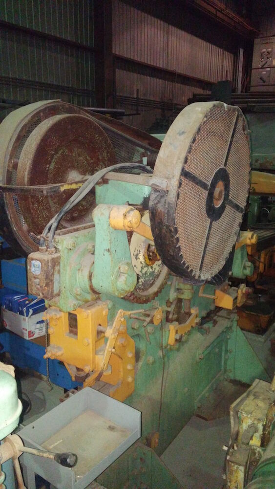 4" x 4" x 1/2" Craig & Donald, ironworker, 70 ton, 18" gap throat, 1.5" round & squaring bar shear, 9" x 3/4"
