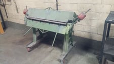 16 gauge x 4' Brown & Boggs, apron brake
