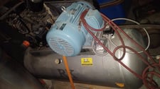 15 HP Industrial Air Compressor, 60 cfm @ 175 psi, 15 HP Teco Westinghouse motor, 2-stage, 120 gallon hor.