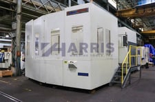 Kitamura #HX1000i, CNC horizontal machining center w/4th Axis, Fanuc 16iMB, 80331" X, 51.9" Y, 53.9" Z, 8000