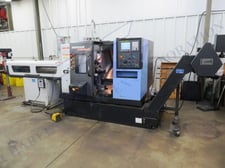 Daewoo Doosan Lynx #220A, CNC turning Ccnter with LNS Quick Load Servo 80" S2 Magazine bar feeder