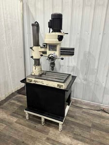 3' -4-1/2" Model #128-4000, radial arm drill press, 22" x 19" base, 280-3000 RPM, 2002