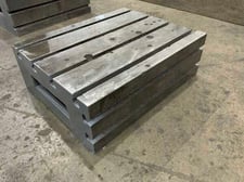 Box drill table, 30 x 24 x 10, T-slots