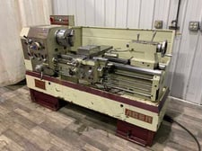 17" x 40" Acer #Dynamic-1740G, gap bed engine lathe, 9-5/8" swing over cross slide, inch/metric, 3-jaw 10"