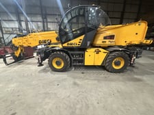 8818 lb. Dieci #Pegasus-40.25, Telehandler lift, 79' lift height, 133° fork swiveling angle, 2015
