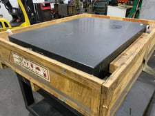 35-1/2" x 47" x 5", Mitutoyo black granite surface plate