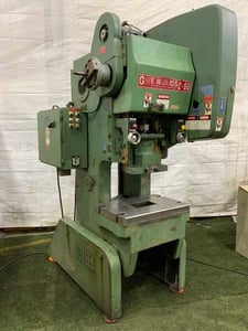 60 Ton, Bliss #C-60, OBI press, 4" stroke, 13.75" Shut Height, 11" throat, 3" adjustment, air brake