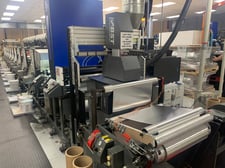 Aquaflex #GFLX-2800, Flexo Press System, (10) Unit, 28" width x 9"-24" repeats, 40" roll capacity, 3" core