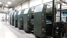 Hantscho #Mark-7, Web Offset Press, (6) Print Unit, (1) Web, 16-Page, 23.56" cutoff x 38" width, 50" Splicer