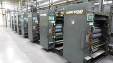 Hantscho #Mark-6A1, Web Offset Press, (1) Print Unit, (1) Web, 22.776" cutoff x 38" width, 50" Splicer roll