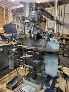 Bridgeport #EZ-Trak, 2-Axis CNC vertical milling machine, 9" x48" table, 2 HP vari-speed, 1996