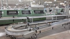 Muller Martini #C18-Corona, Perfect Binder, (6) Stations w/(35) Clamps, 1999