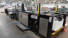 SPS Remus #ST2-CyberPress, UV Coater, 1-color, 28.3" x 40.2" Sheet size, 3300 impressions/hr., 44.88" x