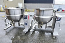 80 gallon Groen #DH80, tilting steam kettle, 2" TDO, lift on-lif off Stainless Steel conver